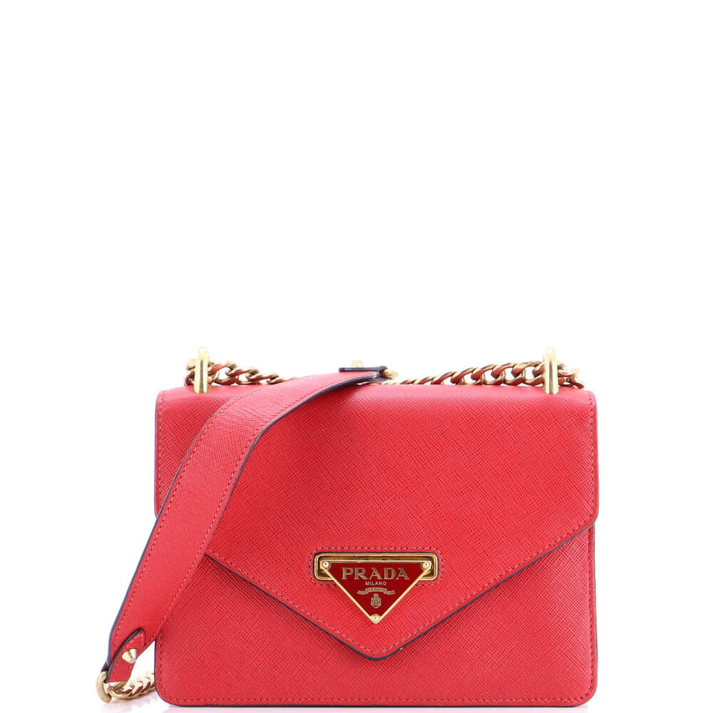 Prada Envelope Flap Chain Shoulder Bag #220717P15B